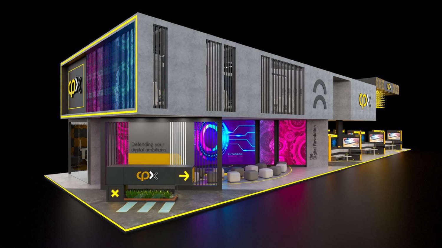 CPX stand facade — Defending your digital ambitions