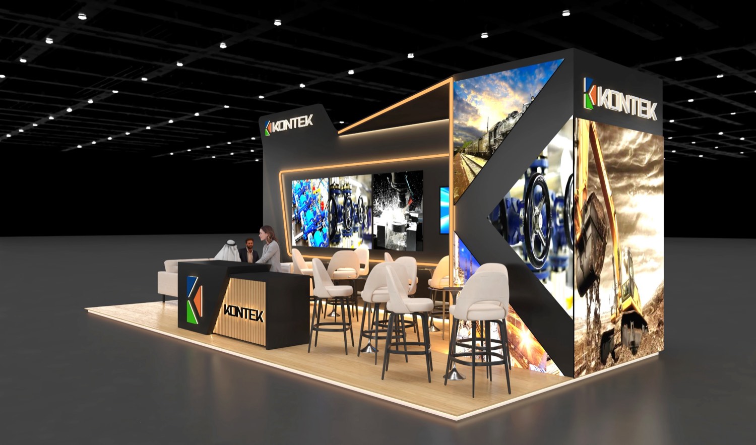 Kontek exhibition stand — Middle East